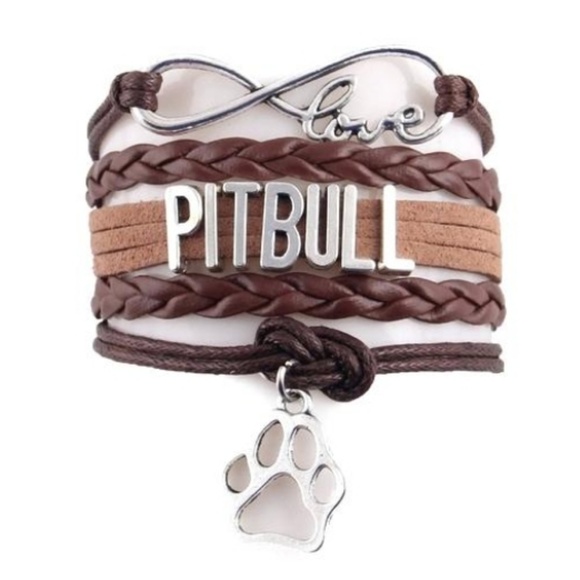 Jewelry - Infinite Pitbull Love Bracelet- brown